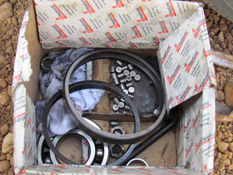 rodamiento grande dañado